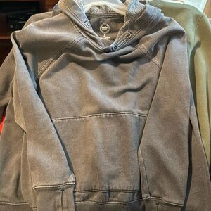 Pullover hooded sweater